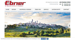 Desktop Screenshot of ebner.ag